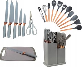 Eszközök Konyhai Készlet 19EL Szilikon Deszka Kések