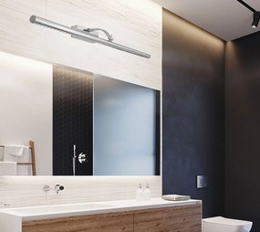 LED FÜRDŐSZOBA LÁMPA TÜKÖR fölött Rea 15W 106cm APP367-1W chrome