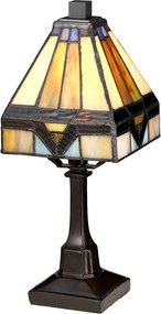 Elstead tiffany asztali lámpa victory & holmes antik bronz elsqz-holmes-tl