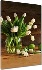 Vászonkép 70x100 Tulipán csokor Váza