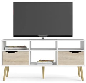 Oslo fehér TV-állvány, 117 x 57 cm - Tvilum