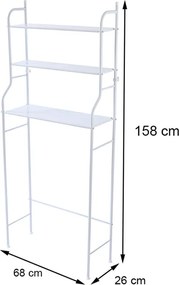 Mosógép állvány LMA-01 fehér