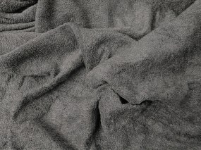 Frottír sötétszürke lepedő EXCLUSIVE 90x200 cm