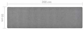 sötétszürke futószőnyeg 50 x 200 cm