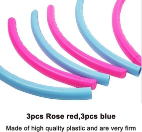 HZONE Germany Masszírozó Súlyozott Szétszedhető Hullahopp Hulahopp Hula Hopp Karika