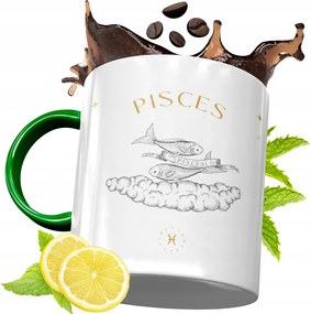 Bögre Zöld Csillagjegyek Horoszkóp Ajándék fényképes nyomtatással