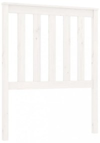 fehér tömör fenyőfa ágyfejtámla 81x6x101 cm