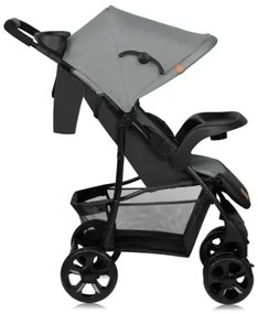 Lionelo - Sport babakocsi EMMA PLUS szürke/fekete