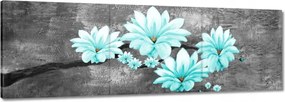 Vászonkép 60x20 Türkiz magnólia