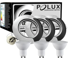 Polux OLIN 306197 Beépíthető spotlámpa 1x3,5W/GU10 3000K 250LM IP20