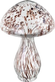 Dekoria Mushroom dekoráció 18,5 cm magas, átlátszó