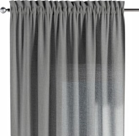 Csatornafüggöny frufruval 1 db 130x245cm szürke