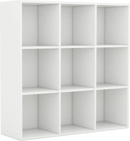 vidaXL fehér szerelt fa könyvszekrény 98 x 29 x 97,5 cm