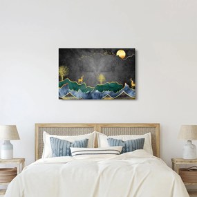 Kép - Hegyi táj (90x60 cm)