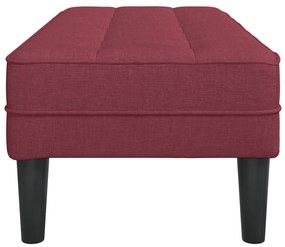 Pad Borvörös 113x57x39 cm Szövet