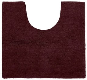 Borvörös fürdőszobai kilépő 50x45 cm Riva - Tiseco Home Studio