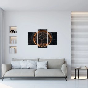 Kép – Életfa lávában I. (90x60 cm)