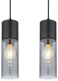 Globo 21000-4HB - ANNIKA 4xE27/25W/230V fekete függeszték