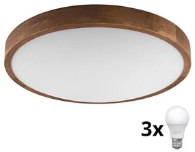 Brilagi - LED mennyezeti lámpa CARVALHO SLIM 3xE27/60W/230V cseresznye 47 cm