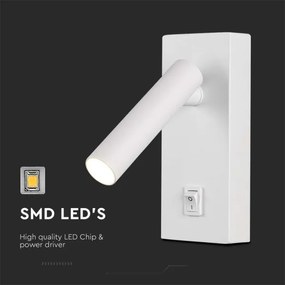LED Fali spotlámpa LED/2W/230V 3000K fehér