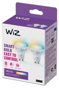 KÉSZLET 2x LED Dimmeres PAR16 GU10/4,7W/230V 2700-6500K CRI 90 Wi-Fi WiZ