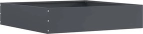 vidaXL Fűszegélyezés Antracit 60 x 60 x 13 cm Acél