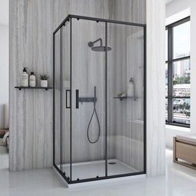 Zuhanykabin Rea City 80x100 Black
