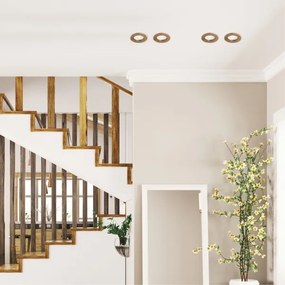 LED mennyezeti lámpa WOODY SPOT LED/5,5W/230V 4000K dió, 10 cm pr.