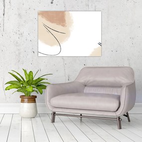 Kép - Fehér absztrakció (70x50 cm)