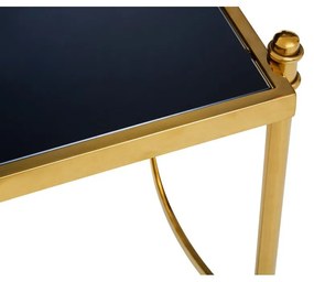 Tárolóasztal üveg asztallappal 50x56 cm Ackley – Premier Housewares