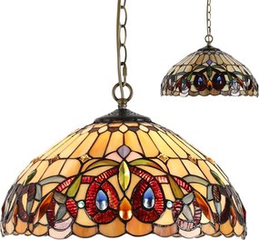 Prezent TIFFANY XXI. 1704 Függőlámpa 2x60W/E27 IP20