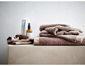 Barna frottír pamut törölköző 30x30 cm Comfort – Södahl