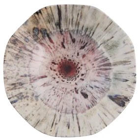 24 darabos színes porcelán étkészlet