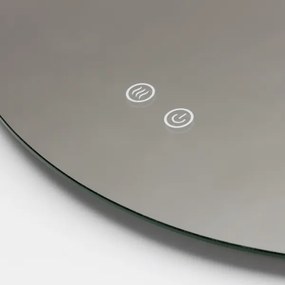 Brilagi - LED-dimmelhető, fűthető tükör beépített LED háttérvilágítással DEMI PRO LED/20W/230V átm. 60 cm IP44