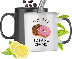 Mágikus Bögre Apukáknak Színváltós Nyomtatott Fotóval