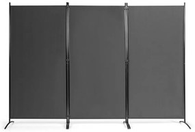 Mobil térelválasztó 260x180cm, szürke