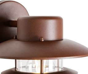 Ipari fali lámpa rozsdabarna IP44 - Shell