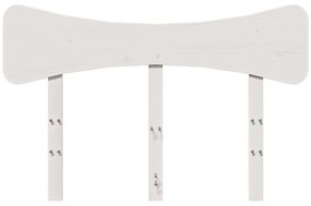 fehér tömör fenyőfa fejtámla 120 cm