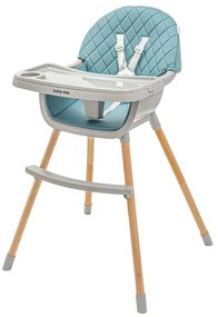 Baby Mix Freja wooden etkezőszék, zöld