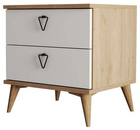 Éjjeliszekrény Venus (tölgy + fehér). 1073269