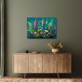 Üveg kép - Mezei virágok (70x50 cm)