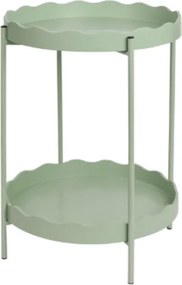 Kisasztal RAVELO Ø 40,5 cm, zöld