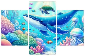 Kép – Víz alatti világ (90x60 cm)