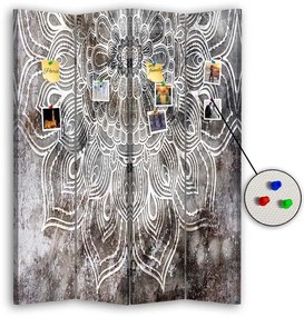 Gario Paraván Keleti díszítéssel Méret: 145 x 170 cm, Kivitelezés: Parafa paraván