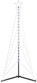 hideg fehér LED karácsonyfa 363 LED 182 cm