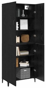 Magasfiú Musta tammi 69.5 x 34 x 180 cm Faanyag