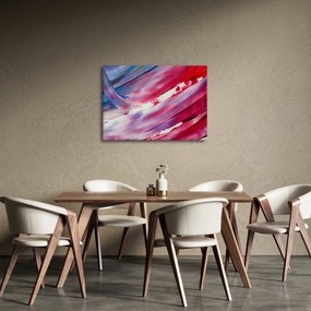 Kép - rózsaszínes kék szín (70x50 cm)