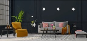 MORETTI MO8697 AURORA Fekete Színű Fali Lámpa 1xE27 60W IP20