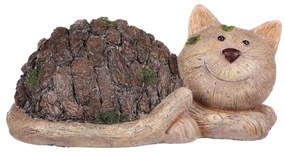 Macska kerti dekoráció, 37 x 20 x 17 cm, MgO kerámia