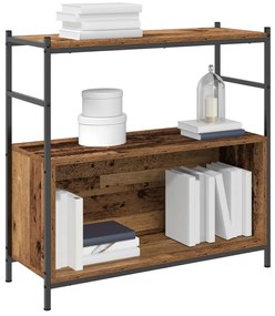 Könyvespolc Füstölt Tölgy 80x30x78,5 cm Műszaki Fa